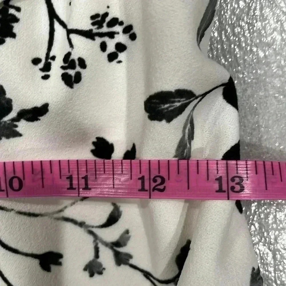 [4]Calvin Klein Black Floral White  Sleeveless Maxi/Midi Dress bodycon - Picture 12 of 14